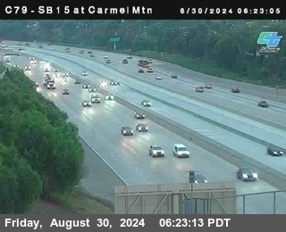 NB 15 at Carmel Mountain Rd.