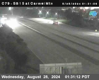 NB 15 at Carmel Mountain Rd.