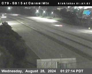 NB 15 at Carmel Mountain Rd.