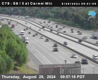 NB 15 at Carmel Mountain Rd.