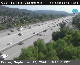 NB 15 at Carmel Mountain Rd.