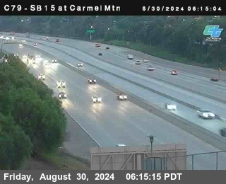 NB 15 at Carmel Mountain Rd.