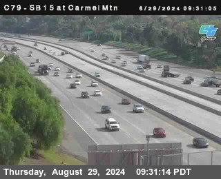 NB 15 at Carmel Mountain Rd.