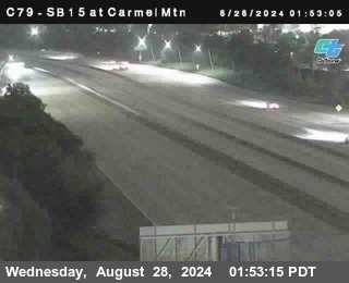 NB 15 at Carmel Mountain Rd.