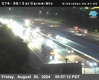 NB 15 at Carmel Mountain Rd.