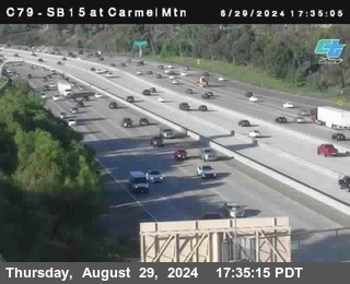 NB 15 at Carmel Mountain Rd.