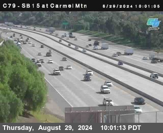 NB 15 at Carmel Mountain Rd.