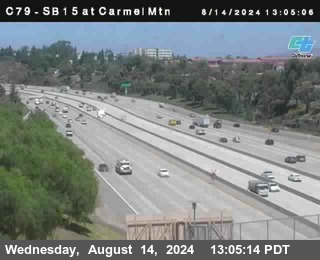 NB 15 at Carmel Mountain Rd.