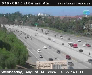 NB 15 at Carmel Mountain Rd.