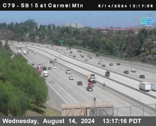 NB 15 at Carmel Mountain Rd.