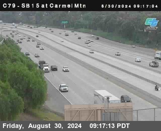 NB 15 at Carmel Mountain Rd.