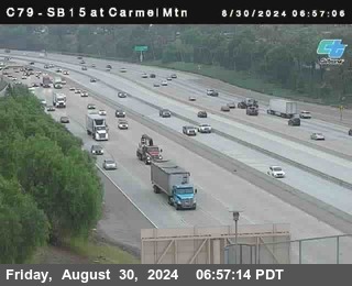 NB 15 at Carmel Mountain Rd.