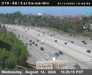 NB 15 at Carmel Mountain Rd.