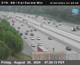 NB 15 at Carmel Mountain Rd.