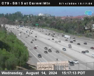 NB 15 at Carmel Mountain Rd.