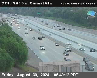 NB 15 at Carmel Mountain Rd.