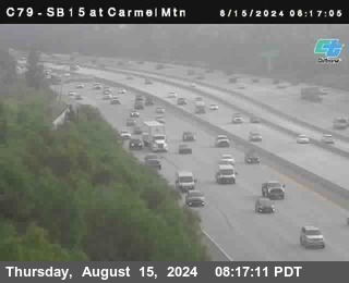 NB 15 at Carmel Mountain Rd.