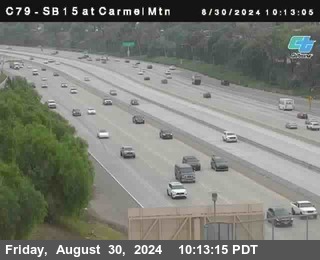 NB 15 at Carmel Mountain Rd.