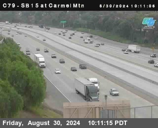 NB 15 at Carmel Mountain Rd.