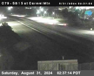 NB 15 at Carmel Mountain Rd.