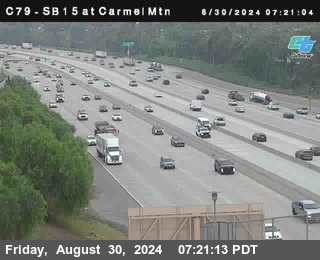 NB 15 at Carmel Mountain Rd.