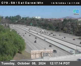 NB 15 at Carmel Mountain Rd.