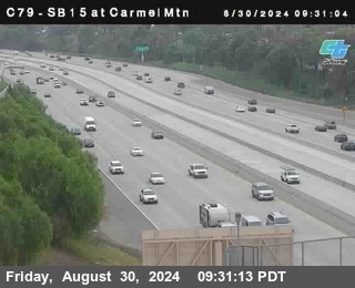 NB 15 at Carmel Mountain Rd.