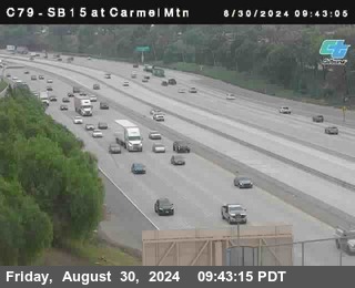 NB 15 at Carmel Mountain Rd.