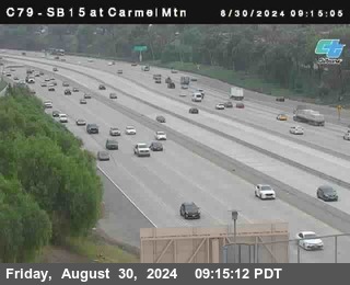 NB 15 at Carmel Mountain Rd.