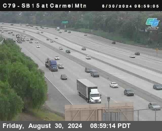 NB 15 at Carmel Mountain Rd.