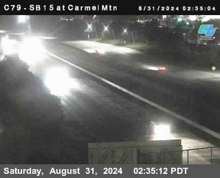 NB 15 at Carmel Mountain Rd.