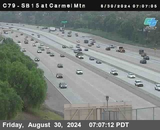 NB 15 at Carmel Mountain Rd.