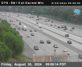 NB 15 at Carmel Mountain Rd.