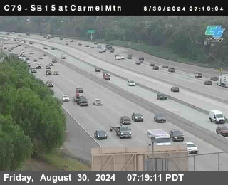 NB 15 at Carmel Mountain Rd.