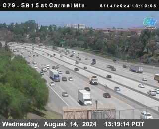 NB 15 at Carmel Mountain Rd.