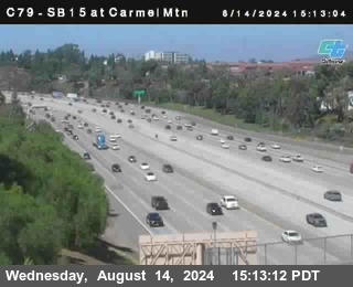 NB 15 at Carmel Mountain Rd.