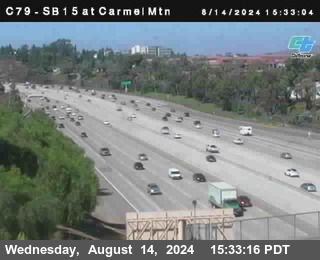 NB 15 at Carmel Mountain Rd.