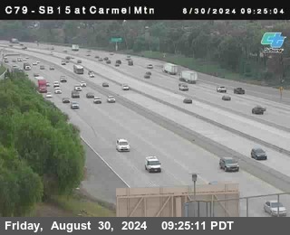 NB 15 at Carmel Mountain Rd.