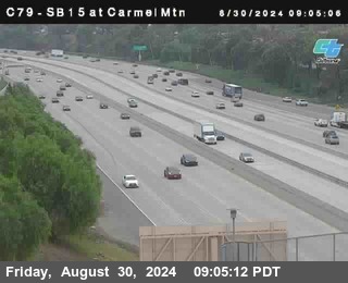 NB 15 at Carmel Mountain Rd.