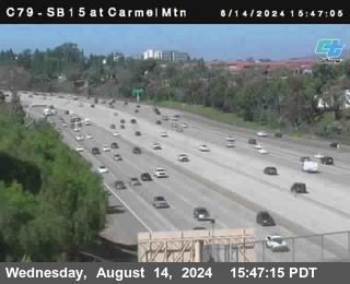 NB 15 at Carmel Mountain Rd.