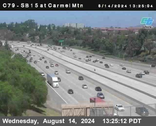 NB 15 at Carmel Mountain Rd.