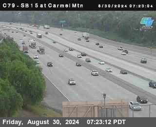 NB 15 at Carmel Mountain Rd.