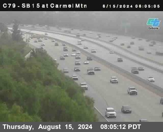 NB 15 at Carmel Mountain Rd.