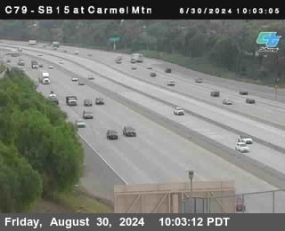 NB 15 at Carmel Mountain Rd.