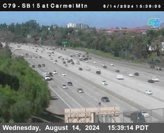 NB 15 at Carmel Mountain Rd.