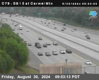 NB 15 at Carmel Mountain Rd.