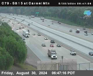 NB 15 at Carmel Mountain Rd.