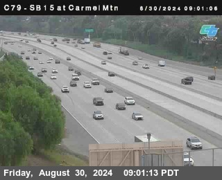 NB 15 at Carmel Mountain Rd.