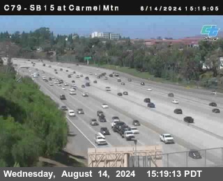 NB 15 at Carmel Mountain Rd.