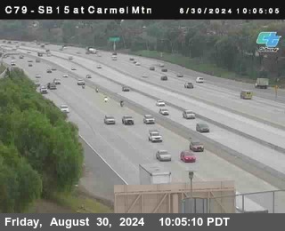 NB 15 at Carmel Mountain Rd.